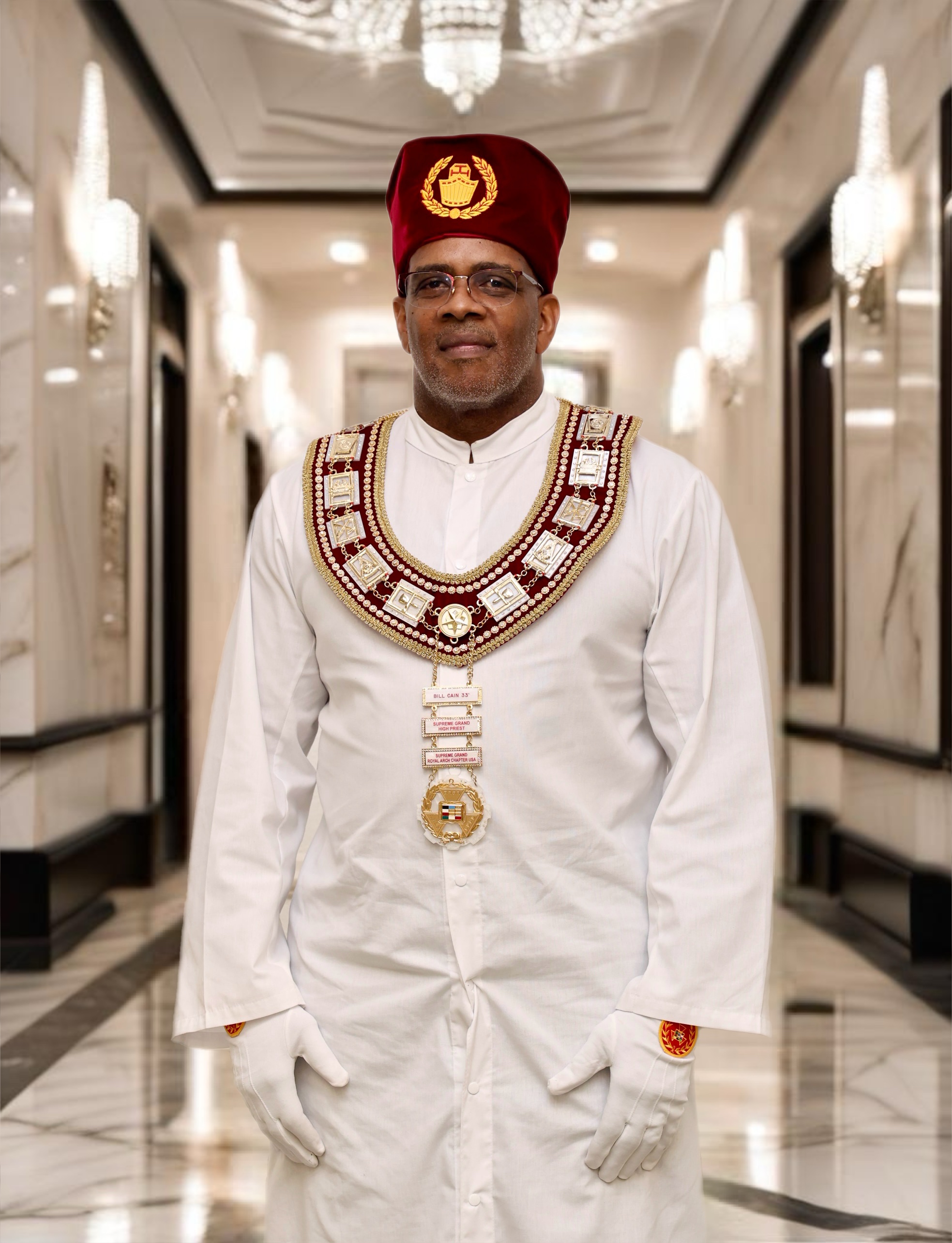 Royal Arch Mason in Regalia